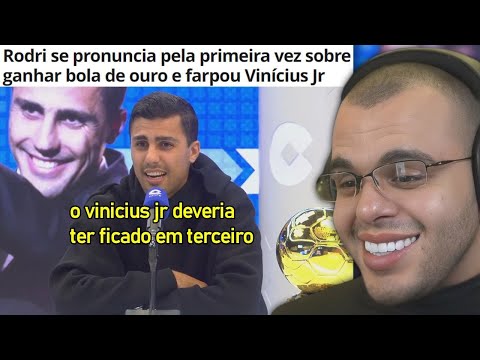 RODRI ESCULACHA VINI JR E DIZ QUE BRASILEIRO NÃO MERECE NEM O TOP 2