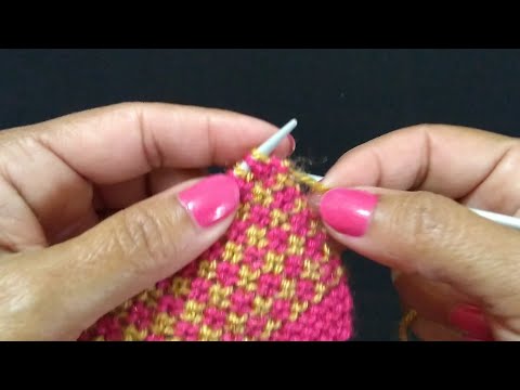 Two Colour Knitting Pattern