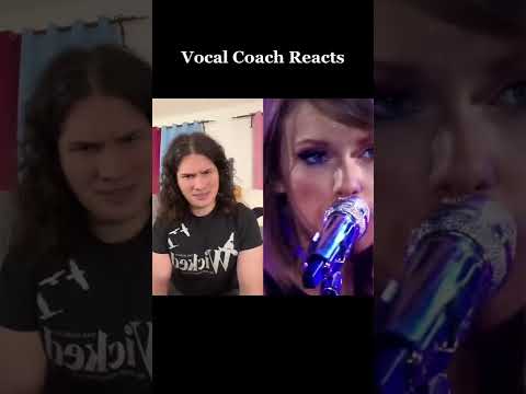 Vocal Coach Reacts to Taylor Swift - We Are Never Ever (Rock Version) #shorts