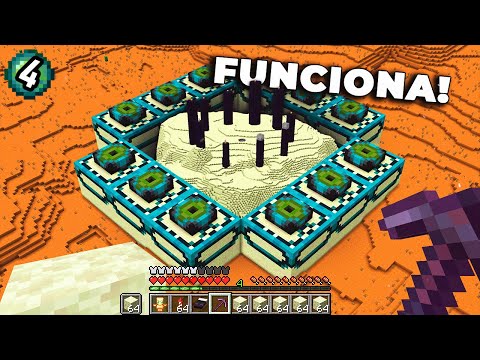Construí el PORTAL al End MÁS GRANDE de Minecraft
