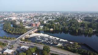 Lowell, Massachusetts Drone shot on DJI Mini SE 2