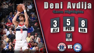 Deni Avdija Full Game Highlights VS The Philadelphia 76ers