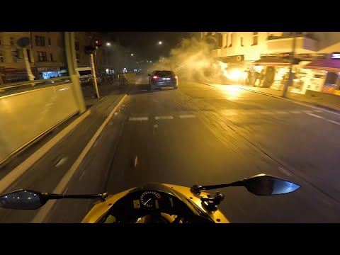 Riskante Ausfahrt an Silvester 24/25 | Berlin Neukölln brennt!