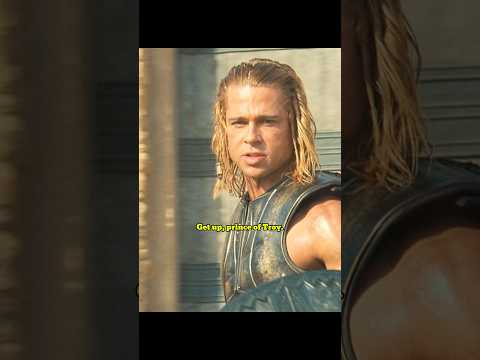 Get up. I won't let a stone take my glory. #troy #achilles #hector #bradpitt #ericbana #trojanwar