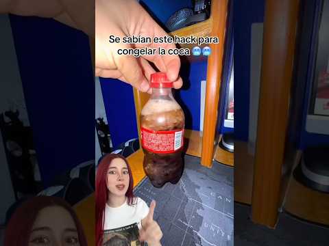 Congelar refresco al instante?! 😯 #viralvideo #shortvideo #shorts