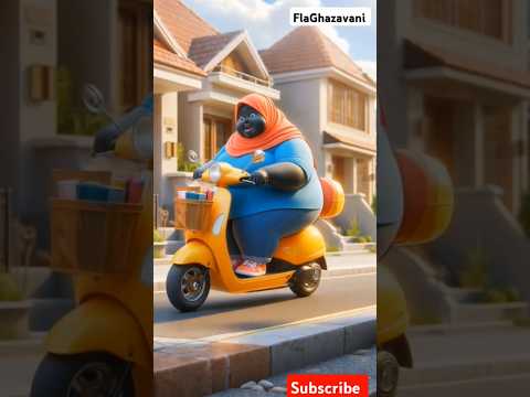 Mama Mau Beli Ice Cream | Kucing Oyen gak diajak #funny #kucingoyeng #ditinggal #naikvespa