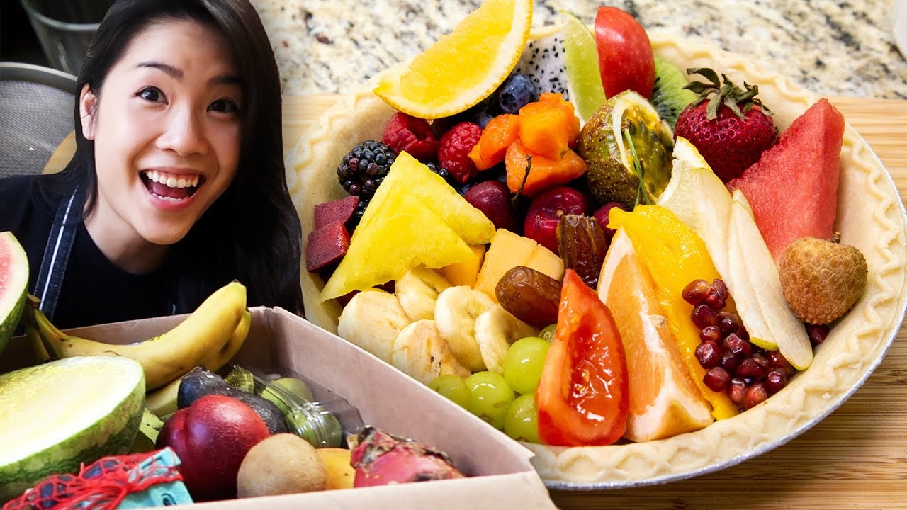 We Mixed 50 Fruits To Make A Pie