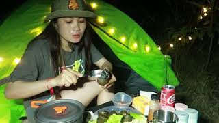 Camping And Cooking Alone In The Forest | SOLO Camp On Weekend