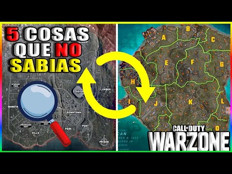 🤯 5 SECRETOS QUE NECESITAS SABER DE WARZONE | Warzone Map Secrets That NO ONE Knows! 🤫