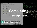 Factoring and Completing the Square