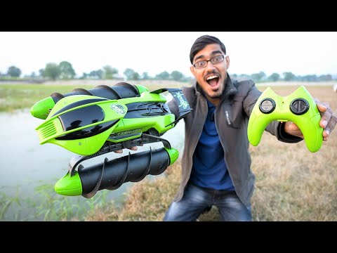 Remote Controlled Amphibian Toy | ये जमीन और पानी दोनों पे चलता है | Unboxing & Giveaway