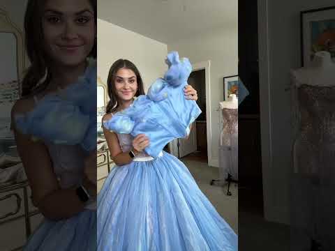 My BIGGEST ballgown ever! Cinderella live action ballgown!