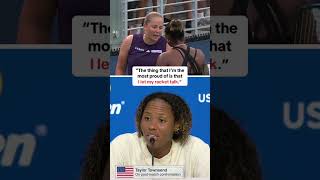 Taylor Townsend reflects on what transpired with Jelena Ostapenko