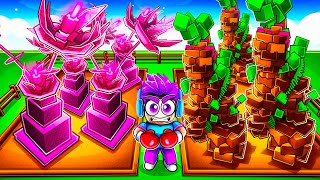 Starting Over with GIANT PINECONE vs VOLCANIA Garden in Grow a Garden!