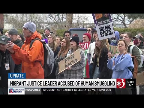 YouTube video thumbnail: Migrant Justice Leader Pleads not Guilty to Human Smuggling Charges