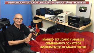 Interesante Osciloscopio + Generador + Multímetro