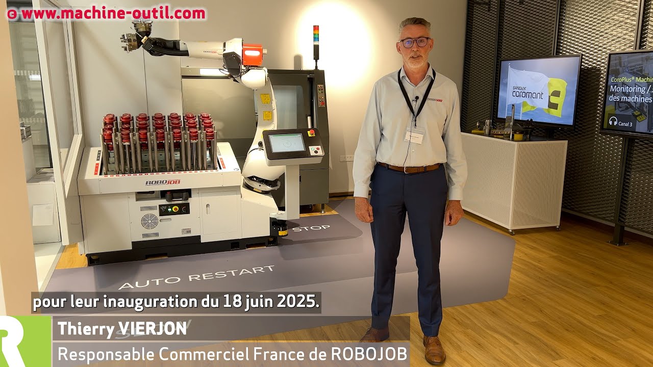 Robojob est présent dans le Sandvik Coromant Center Orléans
