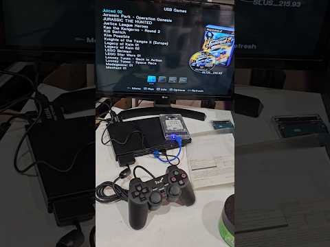 ps2 tunado com OPL HD500gb do ceduh #ceduh #ps2 #opl