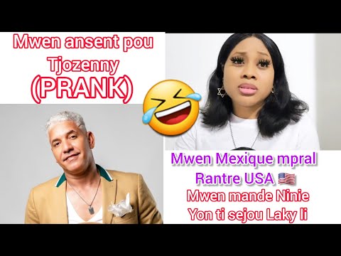 PRANK NINIE/mwen ansent pou TJo,Anmweyyyyy siw pa gen dan pouw ri pa Vin la🤣🤣🤣🤣 souf mw ap koupe🤣🤣🤣