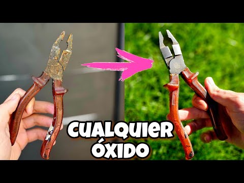 Esto es 100 veces + EFECTIVO que otros remedios caseros para quitar óxido y oxidación del metal!