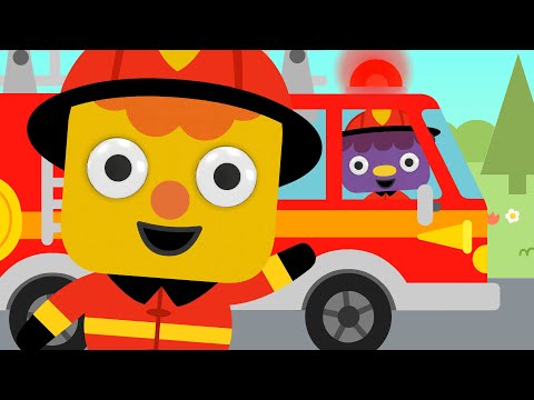 Here Comes The Fire Truck 🚒 | Ooh-wee-ooh! | Noodle & Pals