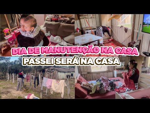 ROTINA DE CUIDADOS COM A CASA COM DUAS CRIANÇAS // FIZ MANUTENÇÃO NO ASSOALHO 🏠💕