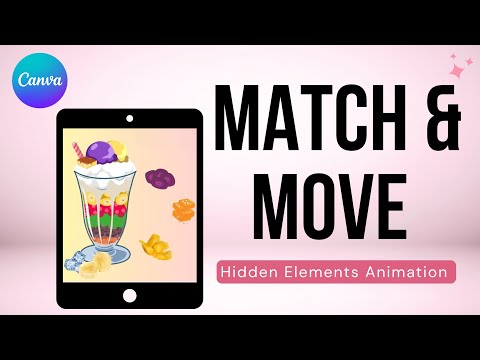 How to Use Match and Move Transition in Canva | Smooth Animated Tutorial
