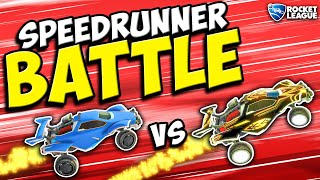 Rocket League, but it's a speedrunner 1v1