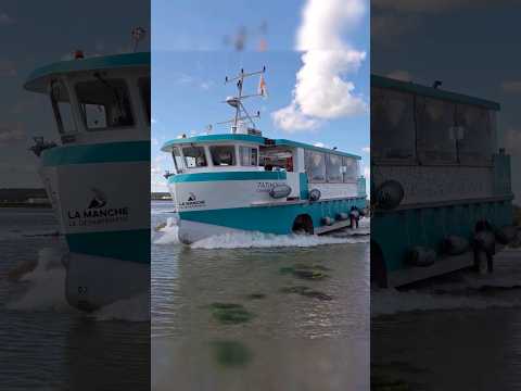 Amphibious Ferry Tatihou III at Low Tide