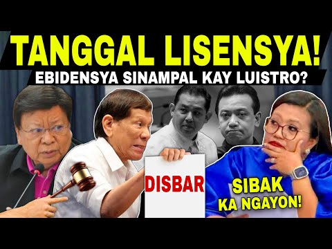 HETO ANG NAKAKAGULAT! PRRD SUMAB0G NA! CONG LUISTRO TANGGALlN LISENSYA? TRILLANES HINDI NAKALUS0T!