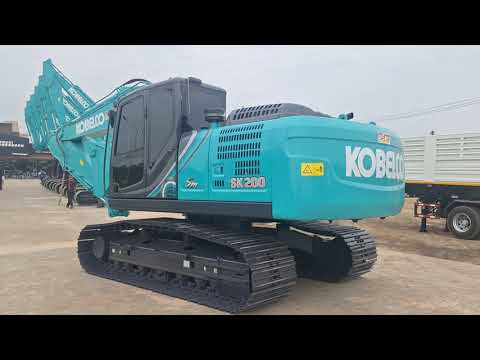 ใจนักเลงแกะรถขุดป้ายแดงมา 10 คัน kobelco sk200-sm ท่าทรายรุ่งอรุณ ราษีไศล ศรีสะเกษ excavator