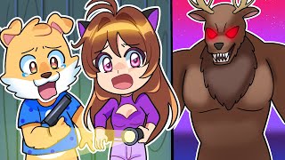 Sobreviviendo 99 Noches en el Bosque 😱🌲 | LINGAMES ROBLOX