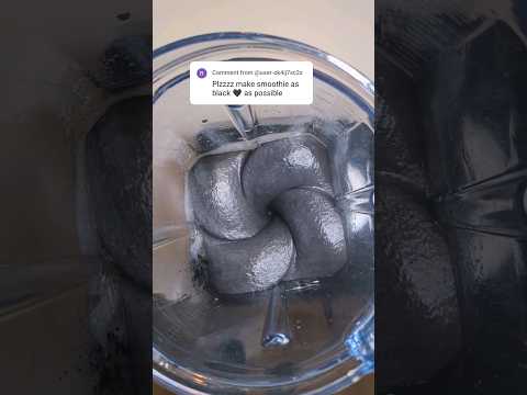 Is This a Black Smoothie?🖤🥤