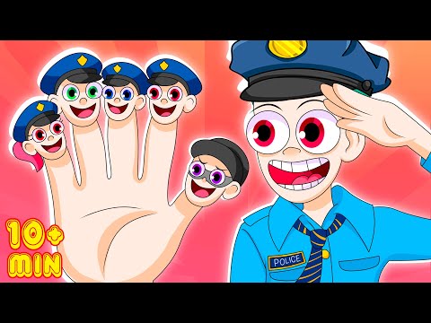 Police Finger Family + More Nursery Rhymes and Baby Songs