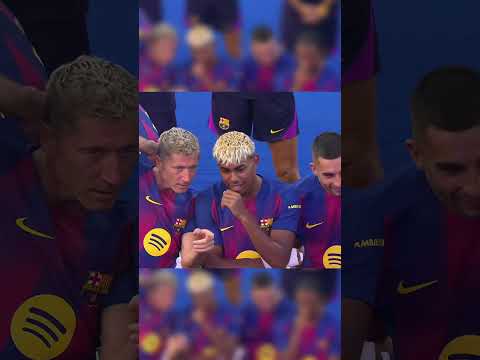 Sorry, Lewy! Lamine caught you ๐ #fcbarcelona #football #shorts #lamineyamal #lewandowski