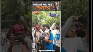 Cockroach Janta party Protest