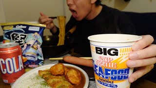 コンビニ飯ドカ食いでストレスをぶっ飛ばすのはやはり気持ちが良い。
