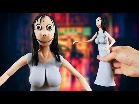 Baldi Makes MOMO in POLYMER CLAY! + JUMPSCARES😱