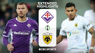 Fiorentina vs. AEK Athens: Extended Highlights | UECL League Phase MD 4 | CBS Sports