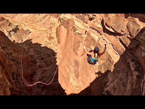 How to do the VIRAL giant rope swing in Moab