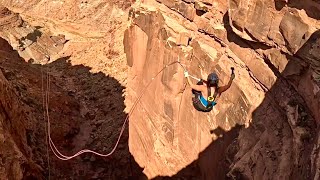 How to do the VIRAL giant rope swing in Moab