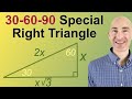 Exploring 30-60-90 Special Right Triangles