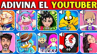¡Adivina El YOUTUBER Por La CANCIÓN!😍Nuevas CANCIONES😀🎶Simba💚Chuymine😍Fede❤️Adivina Quién Canta🎶