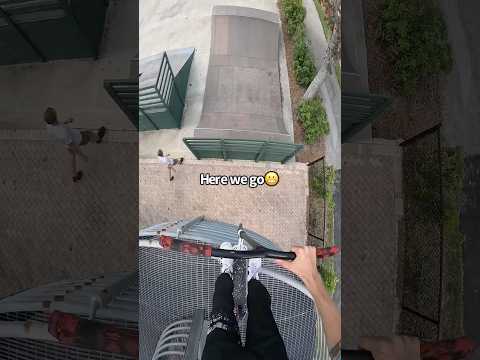 Would you try this😬#short #scooter #skate #shorts #insane #viral