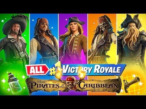 Winning With *EVERY* Pirates of The Caribbean Skin!
