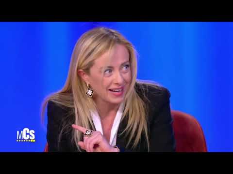 Una straordinaria Giorgia Meloni al Maurizio Costanzo Show: per me è sempre una grande emozione