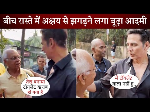 Akshay Kumar was Embarrassed When an Old Man Stopped him and Made a Shocking Demand