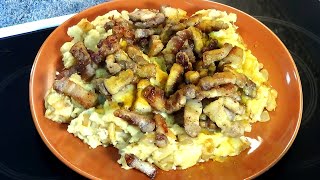 Patatas🥔  y Bacon🥓  Facil y en pocos Minutos //