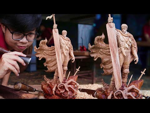Wood Carving: GUTS - BERSERK [ ベルセルク ]