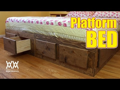 Woodworking Plans King Size Bed Jobs, Plans For A King Size Bed Frame With Drawers